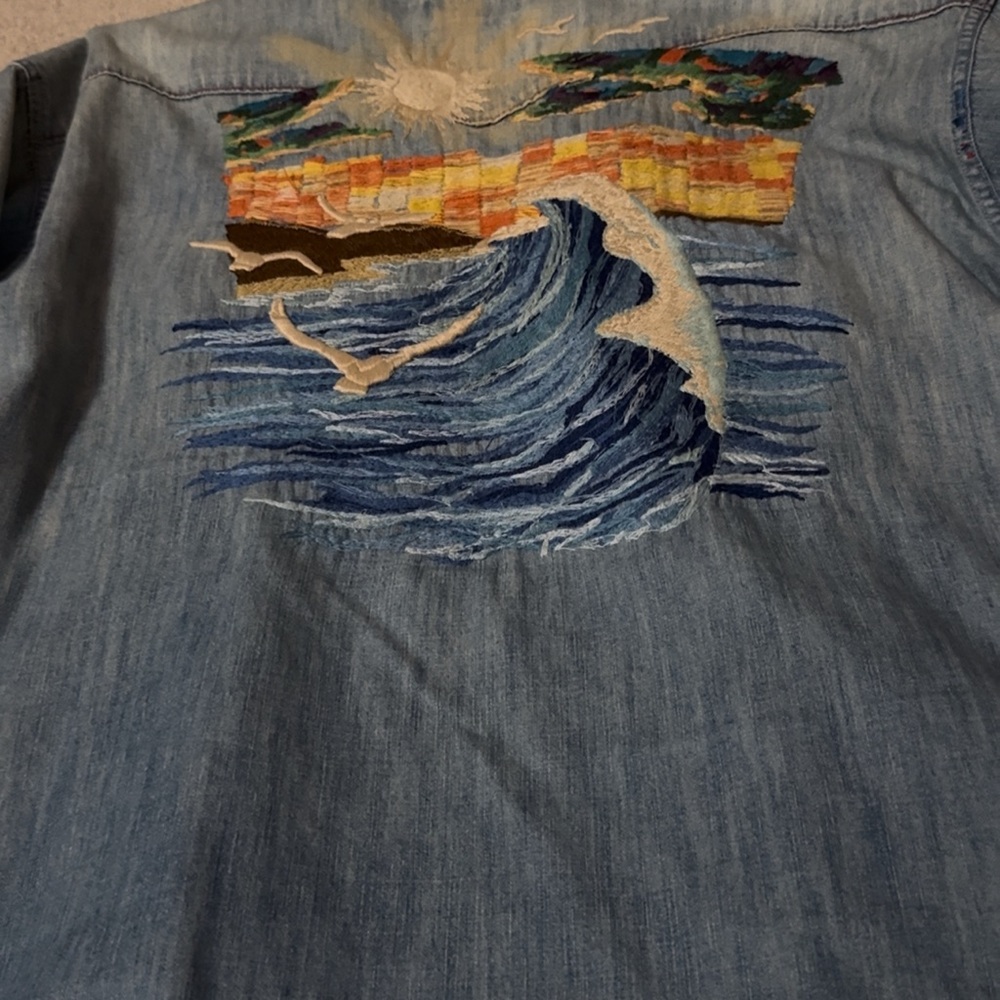 Polo by Ralph Lauren Embroidered Denim Shirt - Picture 5 of 5